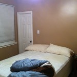 The guest bedroom (after repainting)
