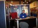Me behind the bar at our booth at OTC…